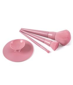 Kit de Pinceis para Maquiagem com Limpador de Pinceis Alchemia