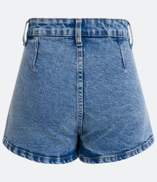 Short Hot Pants em Jeans com 02 Bolsos Azul