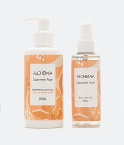 Kit Cashmere Rosé Hidratante Corporal + Body Splash Alchemia