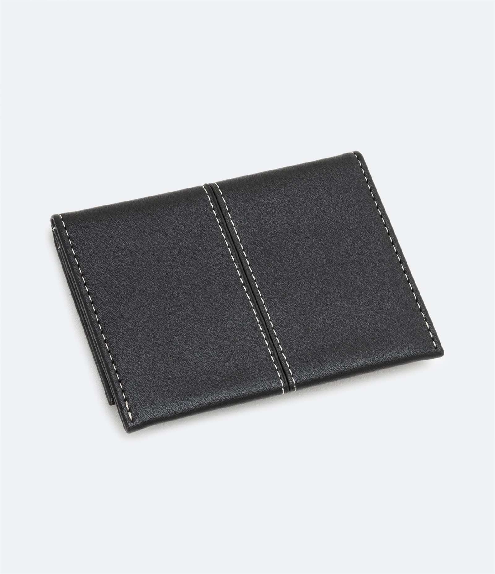 Carteira Envelope com Costura Aparente Preto 3