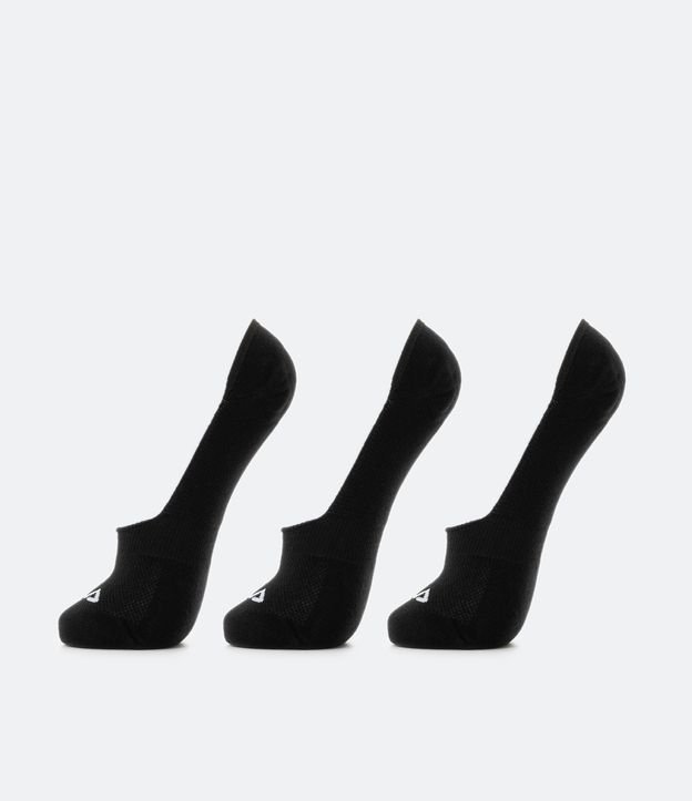 Calcetines Fila - Negro - Calcetines Cortos Mujer