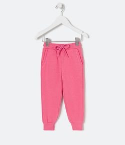 Calça Básica Infantil com Bolsos e Amarração - Tam 1 a 5 Anos