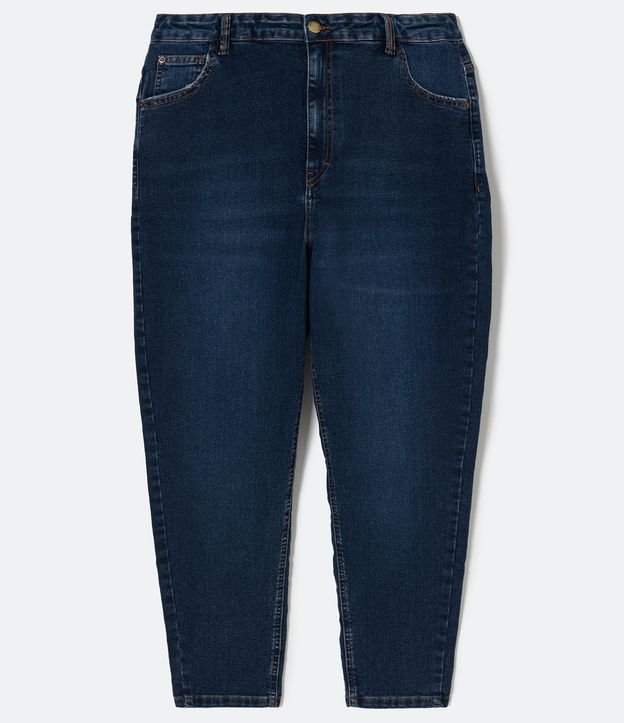 Pantalón Mom Jeans con Elastano Curve & Plus Size Azul 6