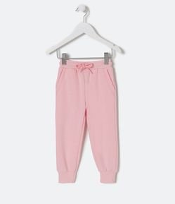 Calça Infantil com Cós Elástico e Amarração - 1 a 5 Anos