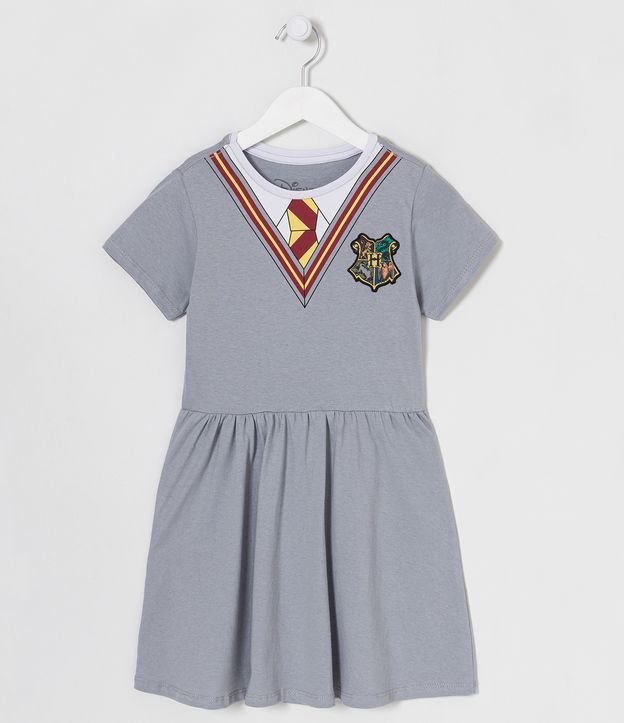 Vestido Infantil Disfraz Hermione Harry Potter - Talle 5 a 14 años Gris 3