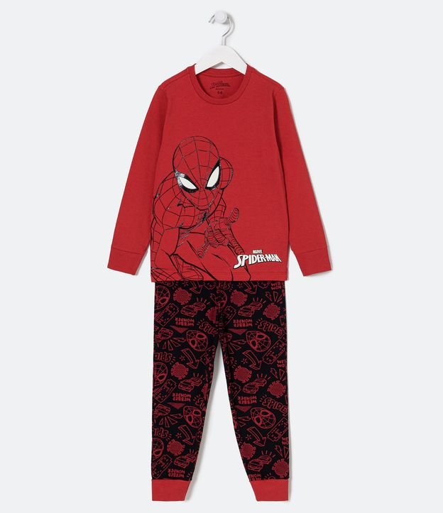 Pijama Infantil Estampado Spider-Man - Talle 4 a 12