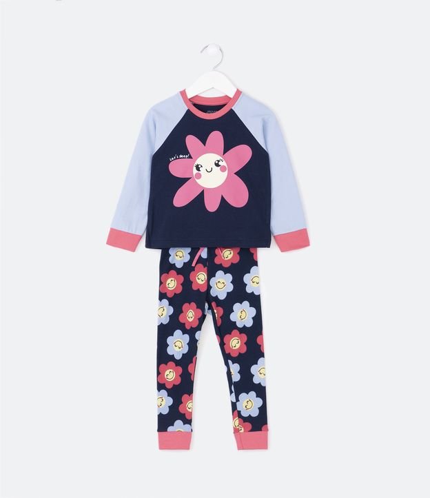 Pijama Feminino Flor Margarida