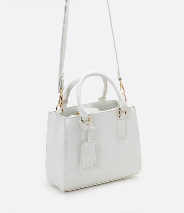 Bolsa Satchel com Alça de Mão e Transversal