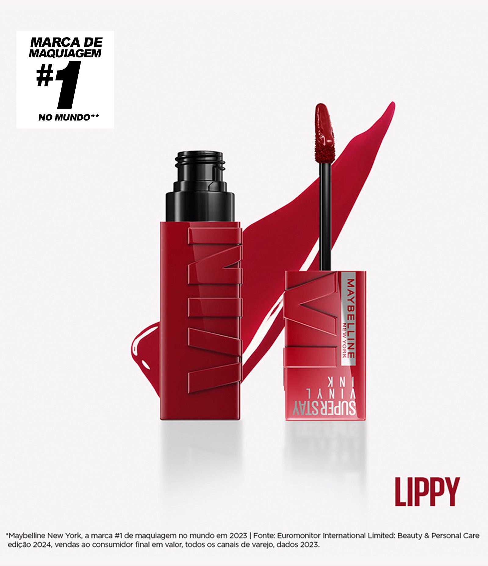 Batom Líquido NY SuperStay Vinyl Ink Maybelline 1