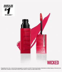 Batom Líquido NY SuperStay Vinyl Ink Maybelline