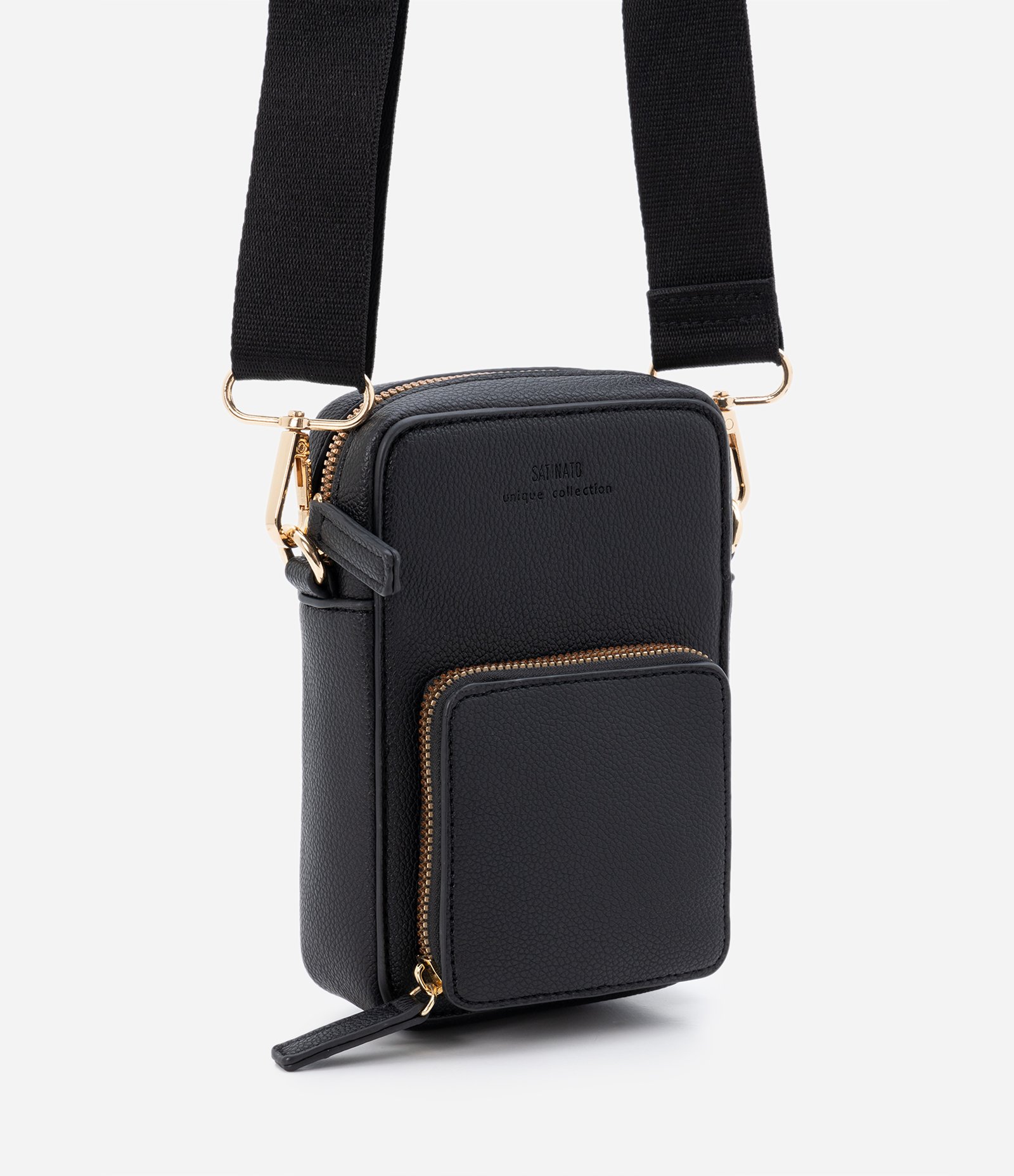 Bolsa Porta Celular Transversal com Bolsinho e Alça Larga 2