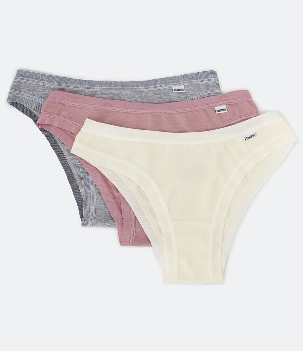 Cor: Cinza/ Rosa/ Amarelo Claro | Tamanho: G