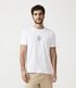 Imagem miniatura do produto Remera Slim en Algodón con Estampado en Lettering Blanco 1