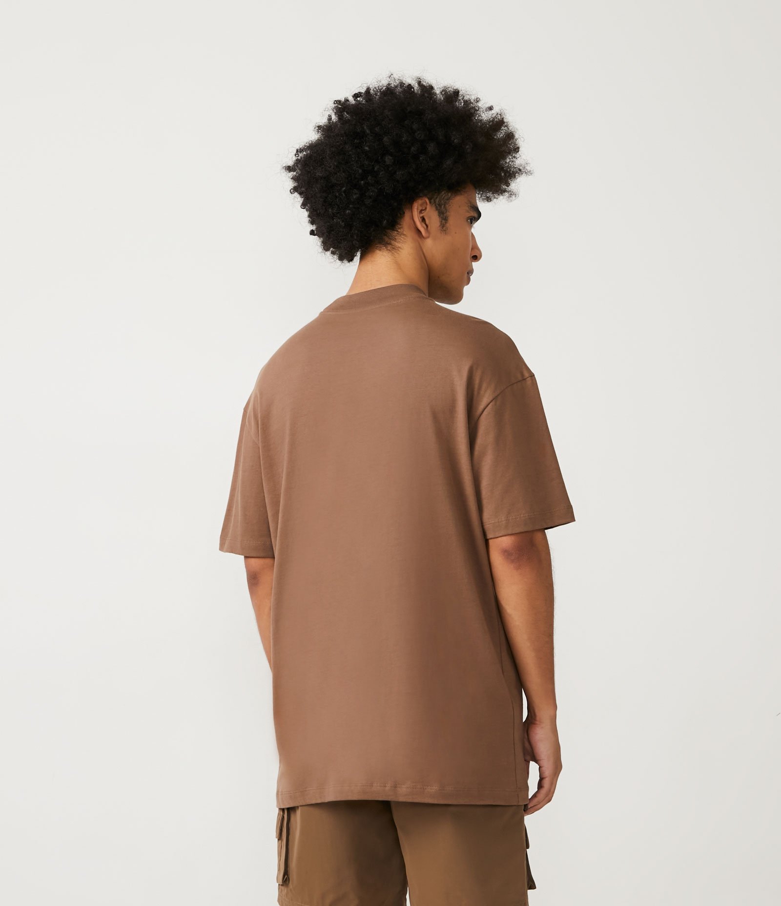 Camiseta Relaxed em Algodão Peruano com Gola Média 3