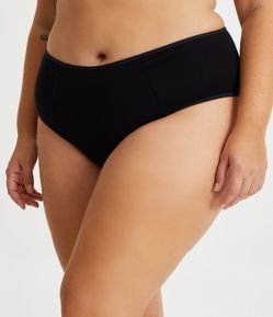 Calcinha Hot Pants Básica em Algodão Curve & Plus Size