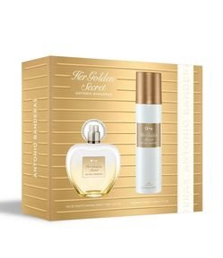 Kit Perfume Antonio Banderas Her Golden Secret Eau de Toilette 80ml + Desodorante Spray 150ml