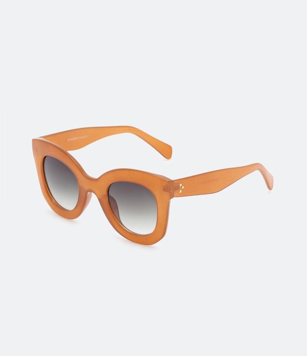 Óculos de Sol Redondo com Lentes Degrade