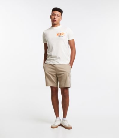 Bermuda Slim em Sarja com Cós Elástico e Bolsos é boa?
