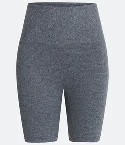 Bermuda Esportiva em Poliamida com Cós Alto