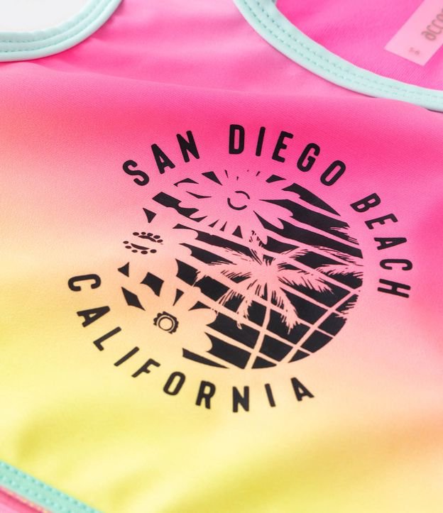 Bikini Deportivo Infantil Degradado con Silk San Diego Beach Talle 5