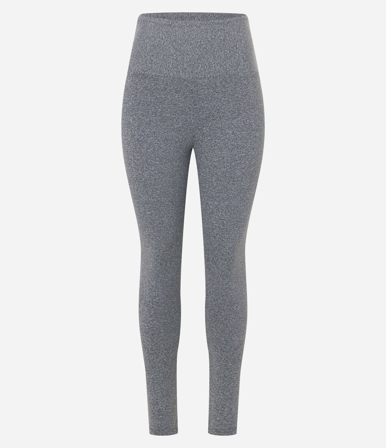 Calça Legging Esportiva em Microfibra com Cós Alto Cinza 6