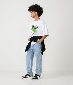 Calça Loose Carpenter Jeans com Recortes Frontais