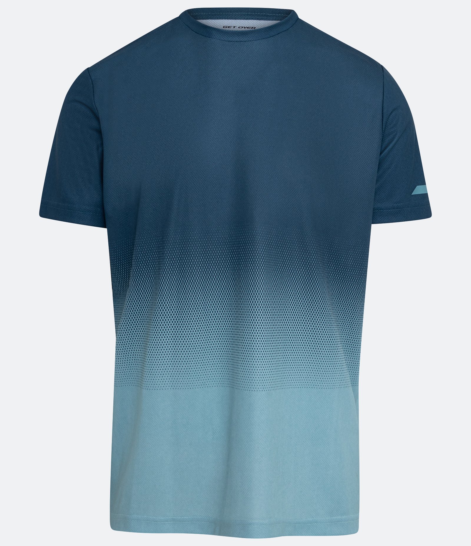 Camiseta Esportiva com Estampa Degradê e Manga Curta 1