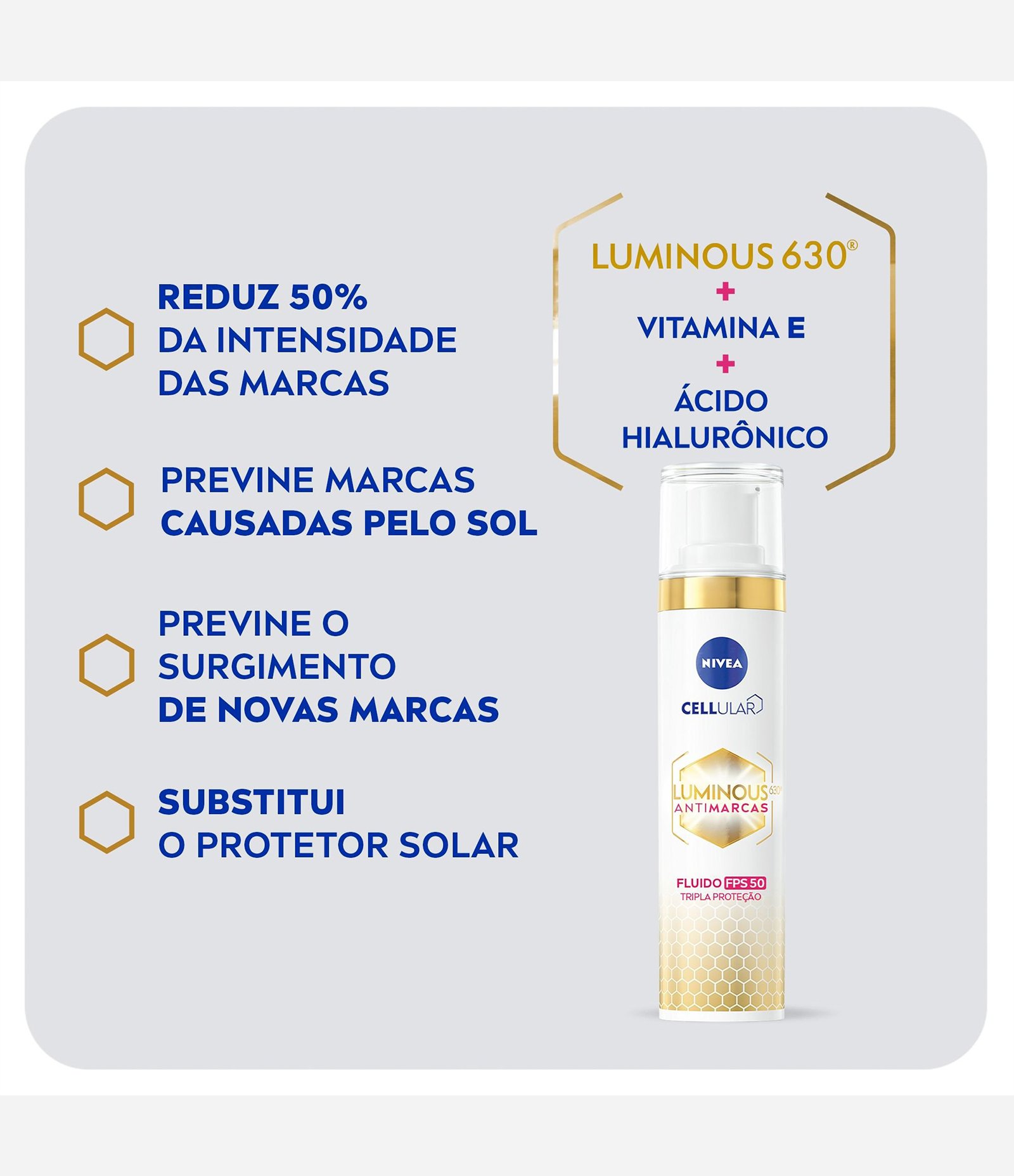Fluído Facial Luminous 630 FPS 50 Nivea 40ml 4