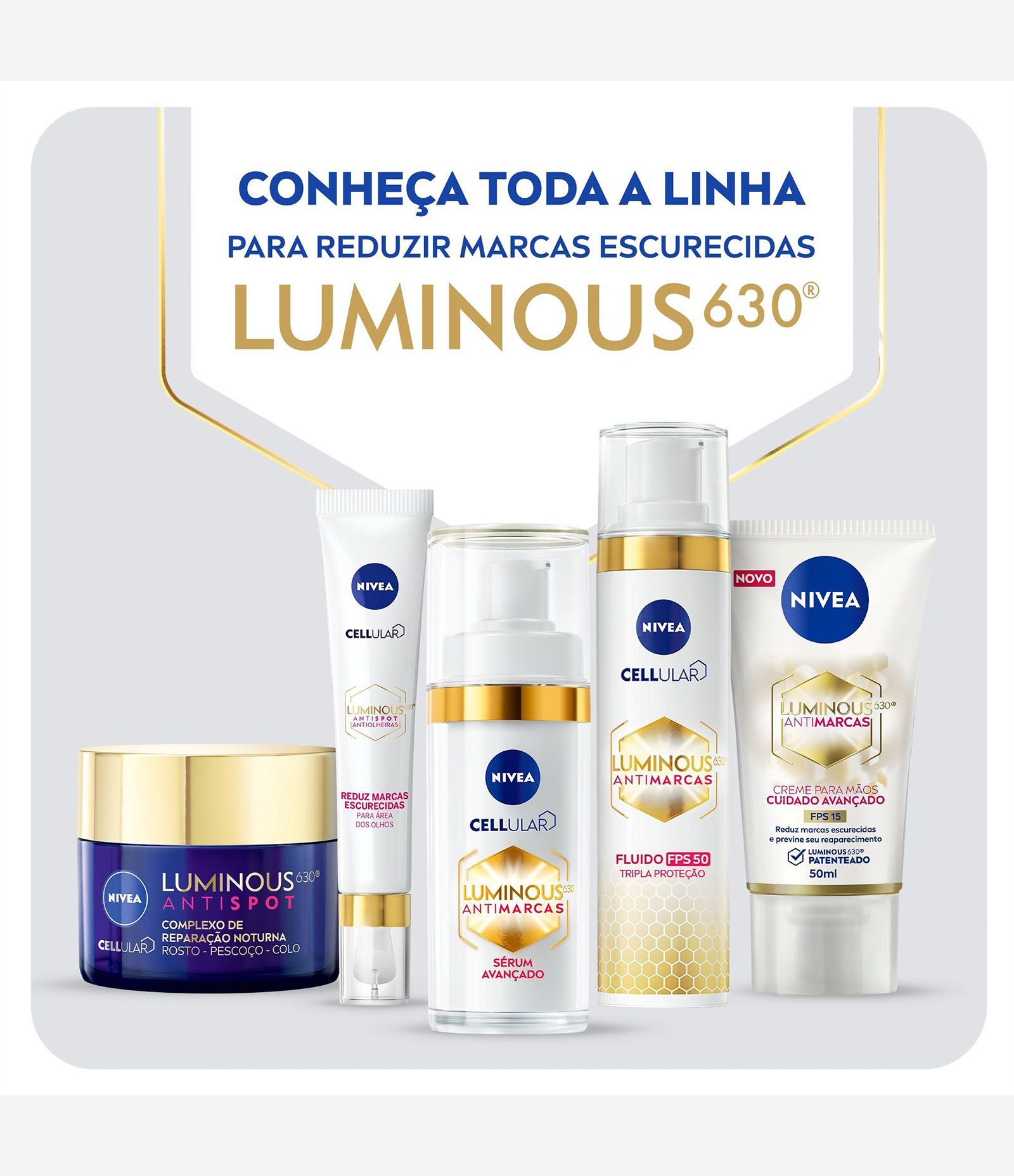 Fluído Facial Luminous 630 FPS 50 Nivea 40ml 7