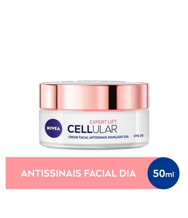 Creme Facial Antissinais Avançado Cellular Expert Lift Dia FPS30 Nivea - 50ml