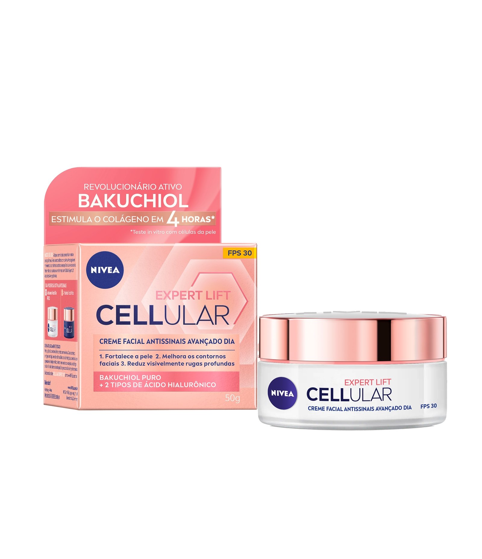 Creme Facial Antissinais Avançado Cellular Expert Lift Dia FPS30 Nivea 50ml 2
