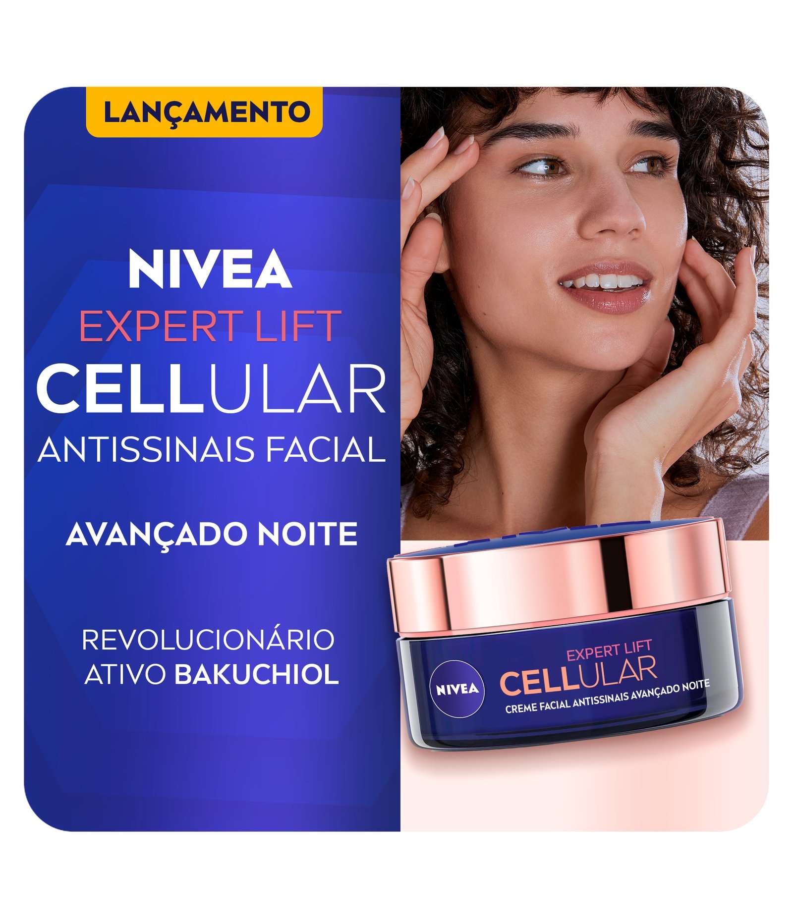 Creme Facial Antissinais Avançado Cellular Expert Lift Noite Nivea 50ml 3