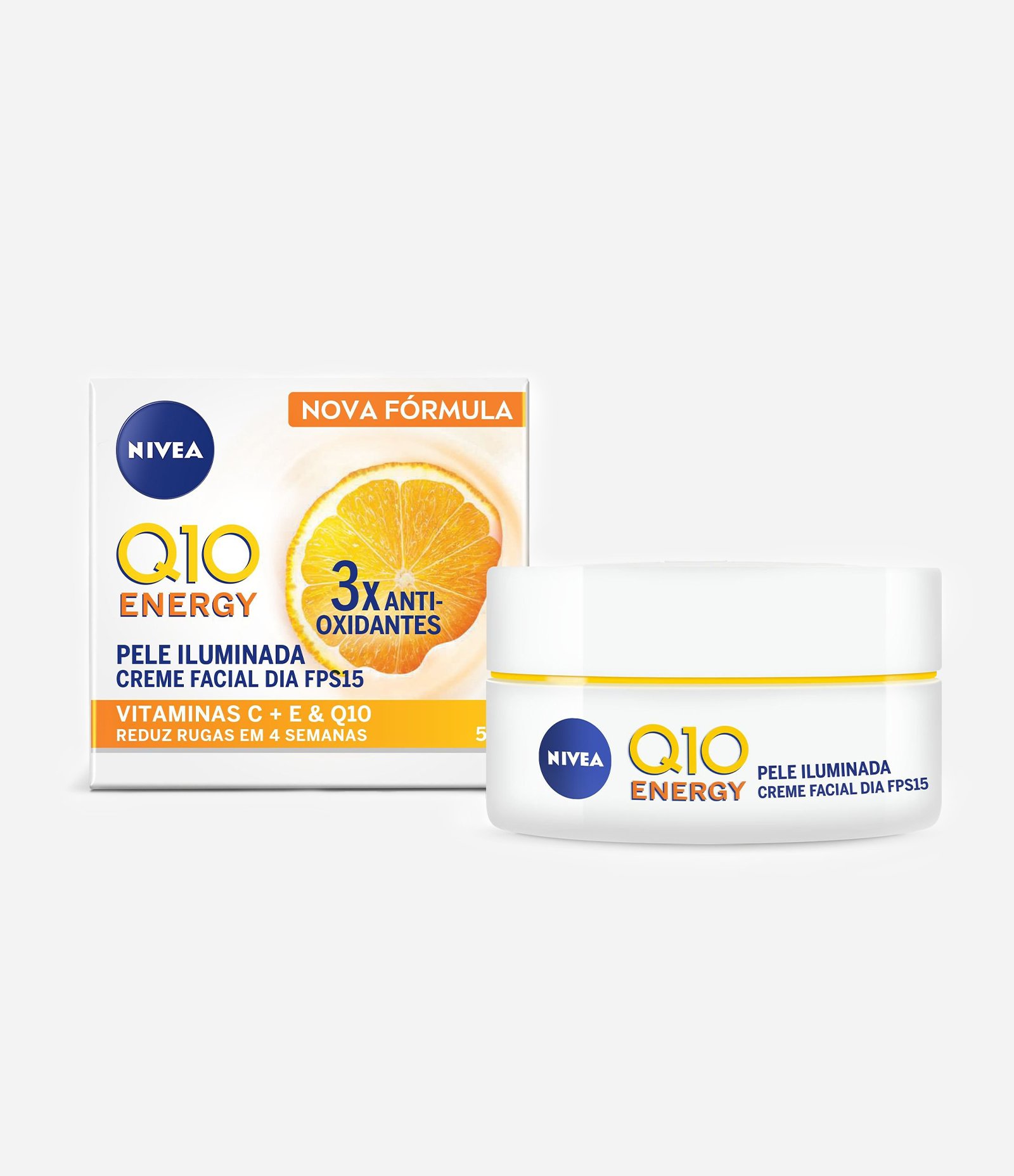 Creme Facial Antissinais Q10 Energy Dia FPS15  82322 Nivea 50ml 2