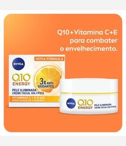 Creme Facial Antissinais Q10 Energy Dia FPS15  82322 Nivea