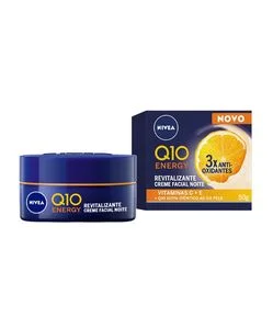 Creme Facial Antissinais Q10 Energy Noite 87026 Nivea
