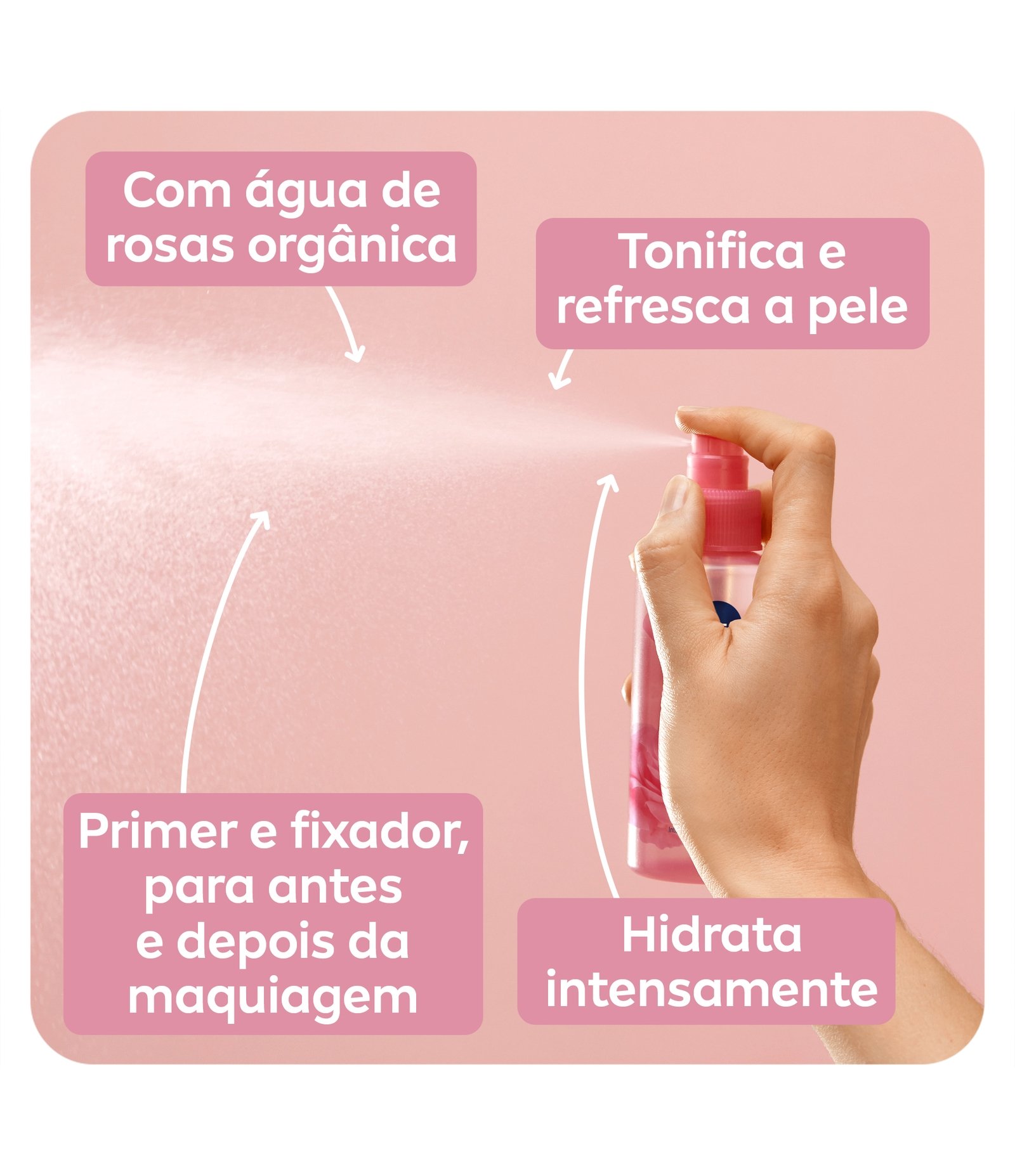 Aqua Hidratante Spray Facial Mist Nivea 150ml 4