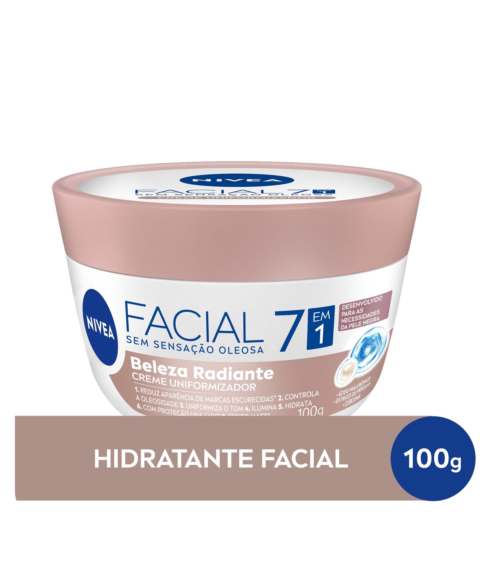 Hidratante Facial 7 em 1 Beleza Radiante Nivea 100g 1