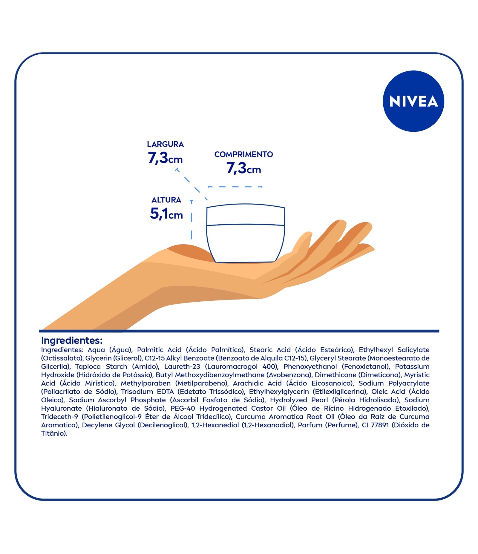 Hidratante Facial 7 em 1 Beleza Radiante Nivea 100g 7