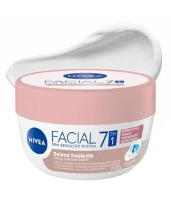 Creme Facial Nivea Uniformizador Beleza Radiante 7 em 1