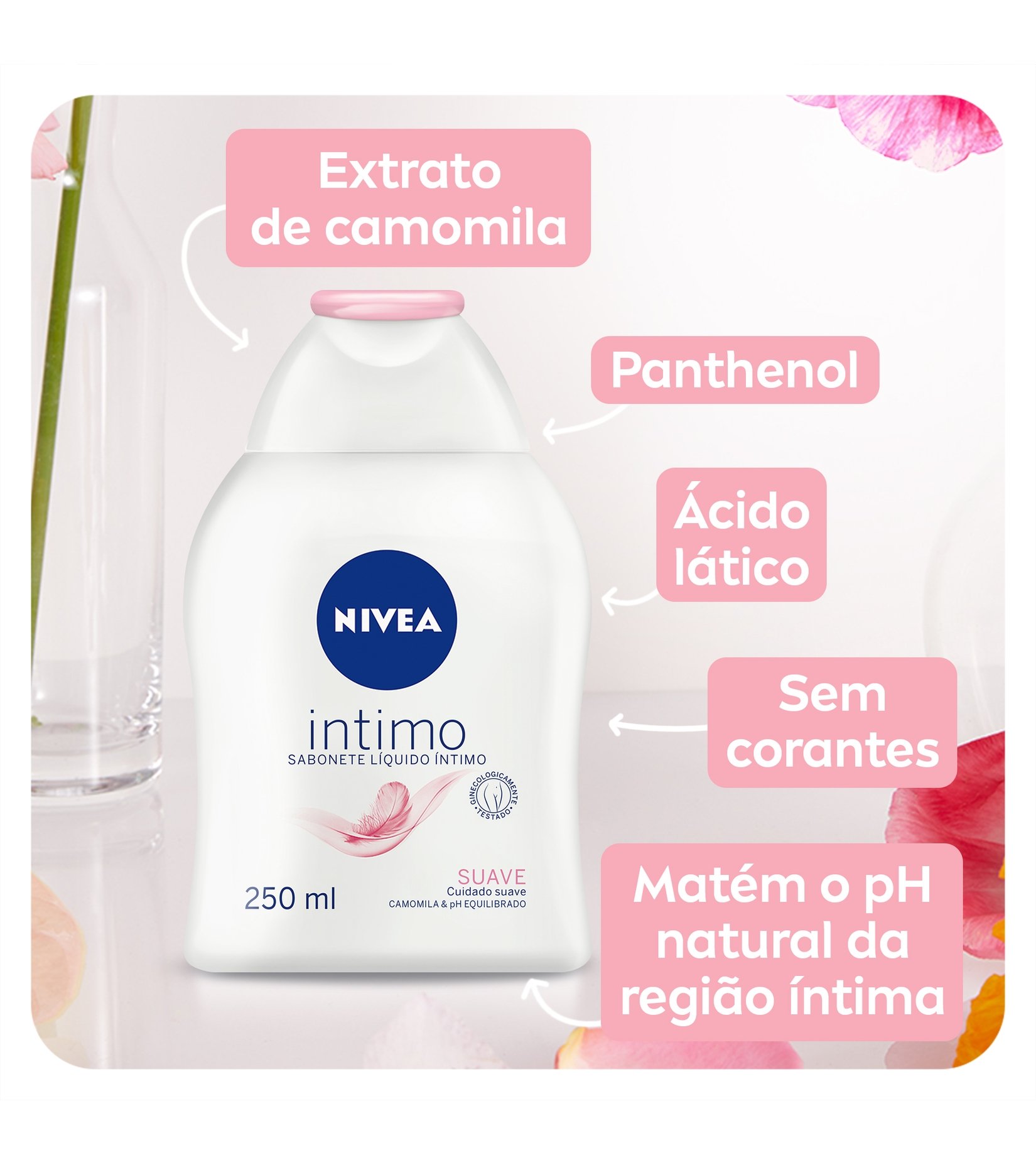 Sabonete Líquido Íntimo Suave Nivea 250ml 3