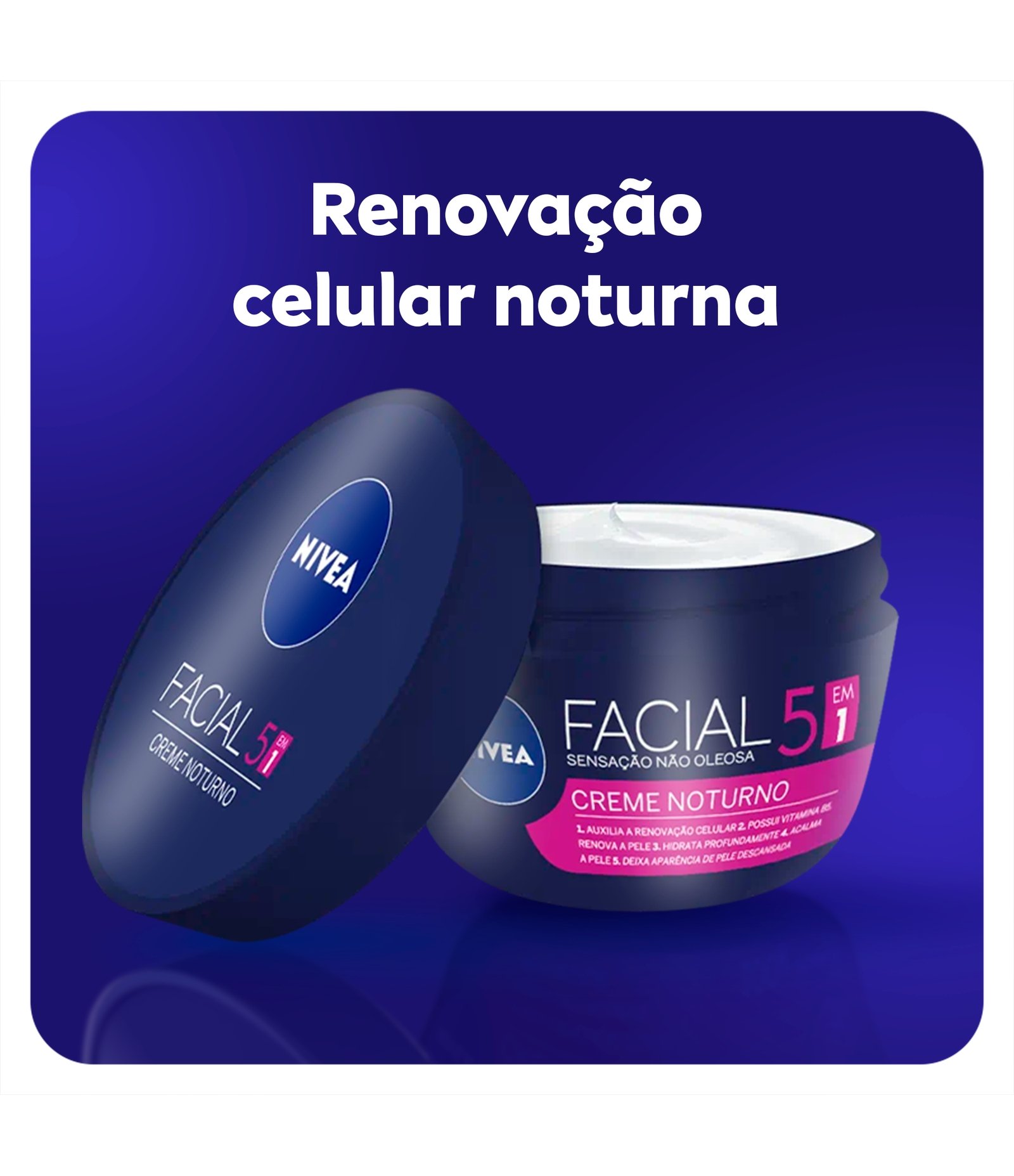 Creme Facial Noturno Nivea 100ml 3