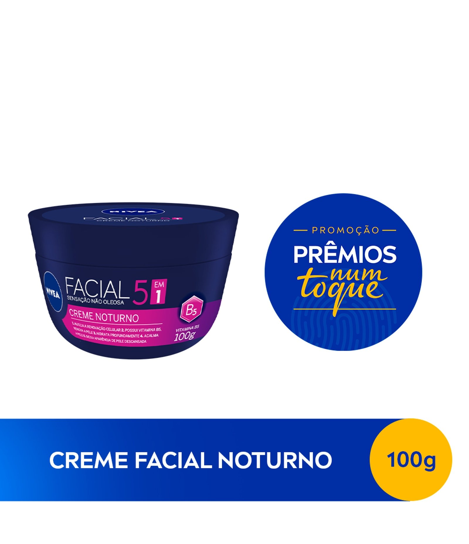 Creme Facial Noturno Nivea 100ml 10