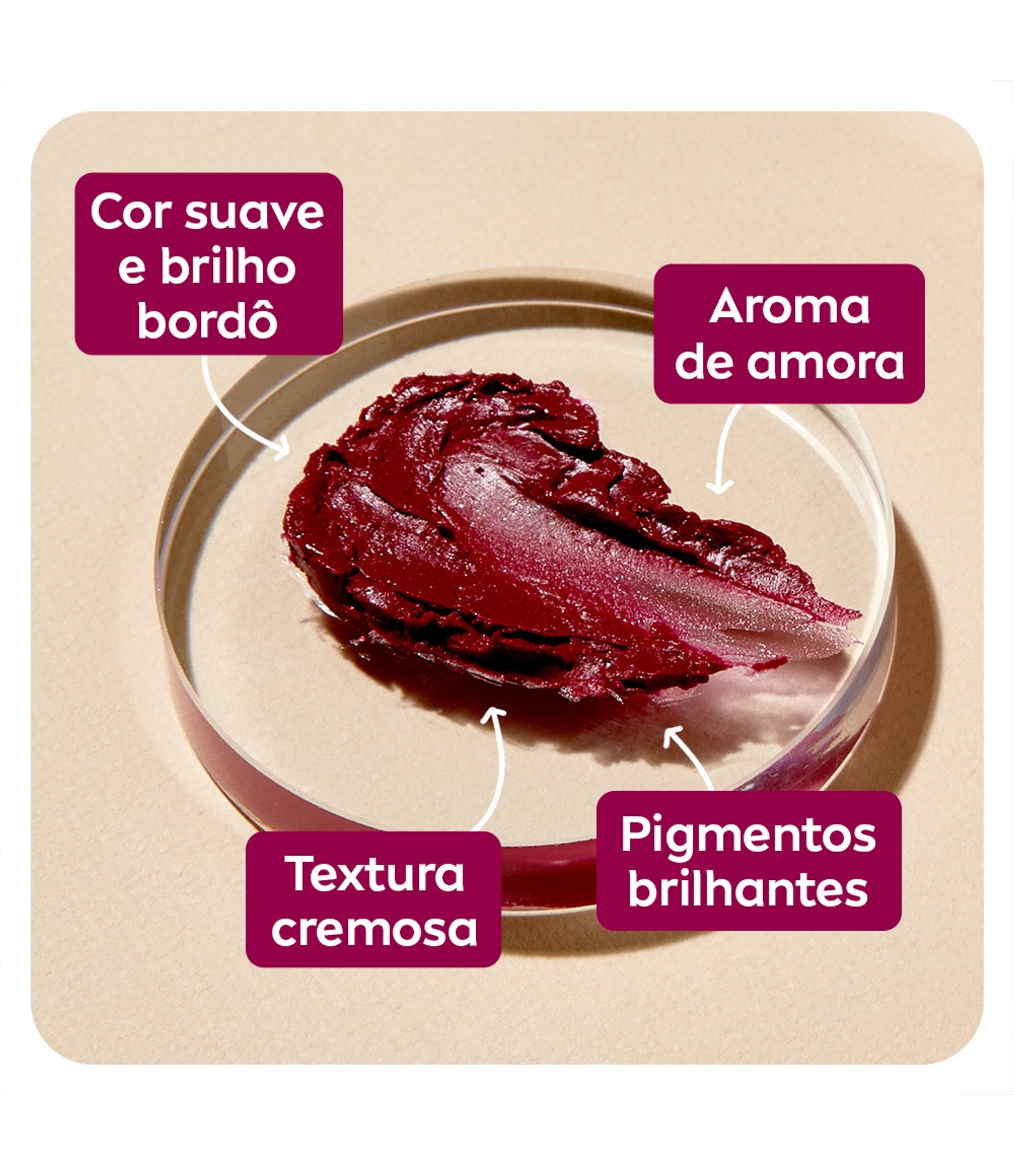 Hidratante Labial Amora Shine 85286 Nivea 4,8g 3