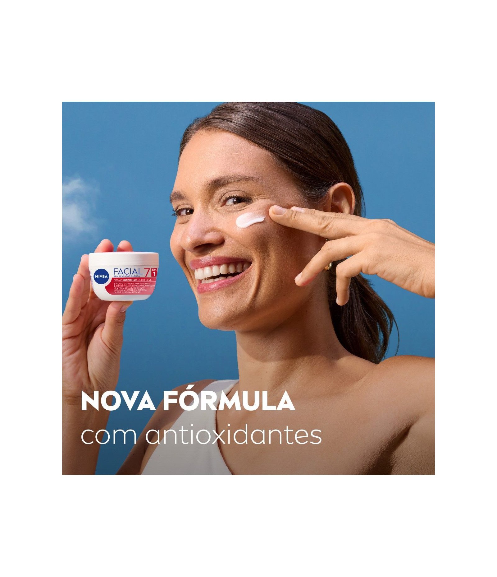 Creme Facial Antissinais 7 em 1 Ultraleve Nivea  100g 6