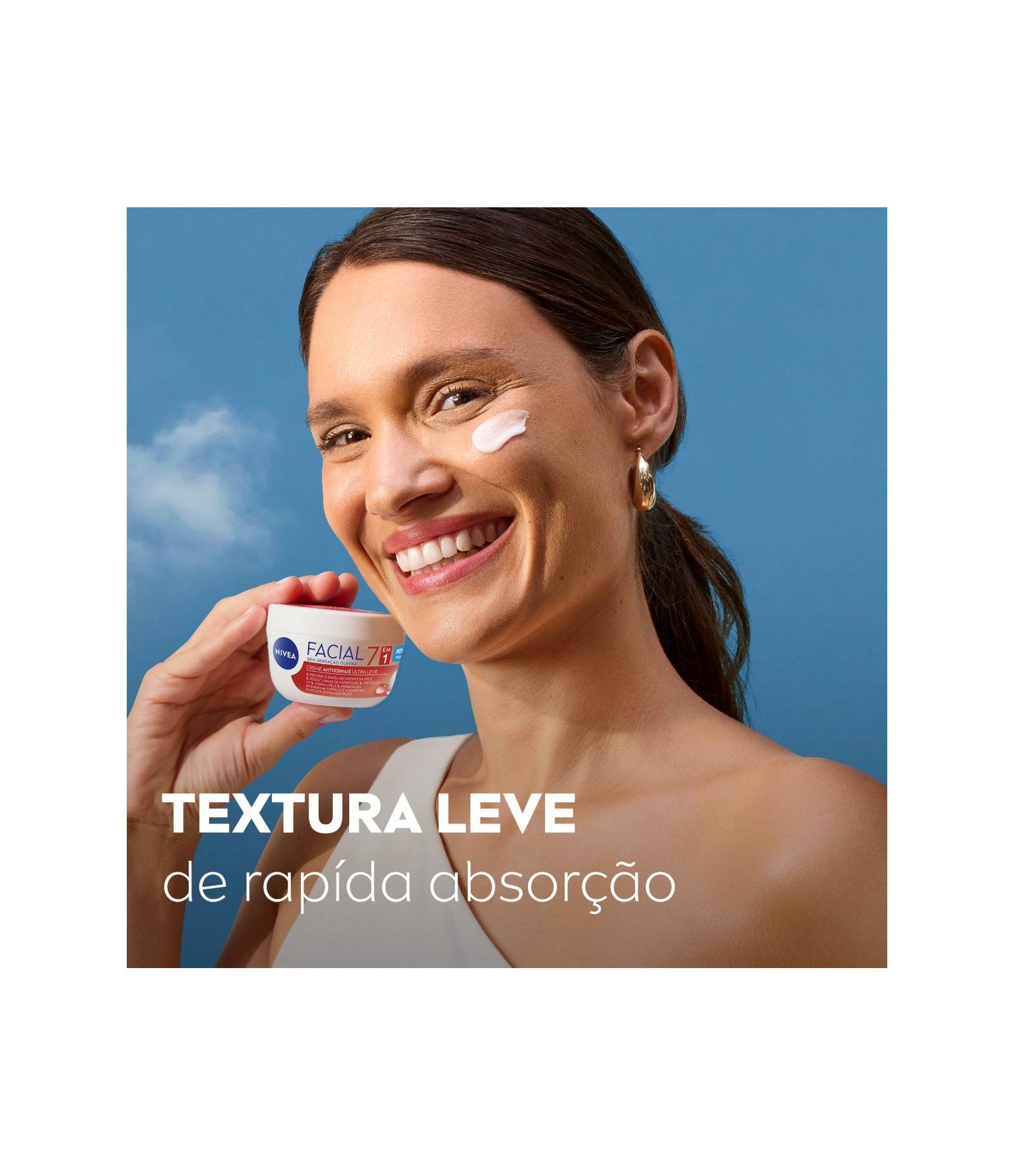 Creme Facial Antissinais 7 em 1 Ultraleve Nivea  100g 8