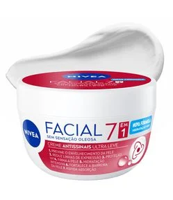 Creme Facial Antissinais 7 em 1 Ultraleve Nivea 