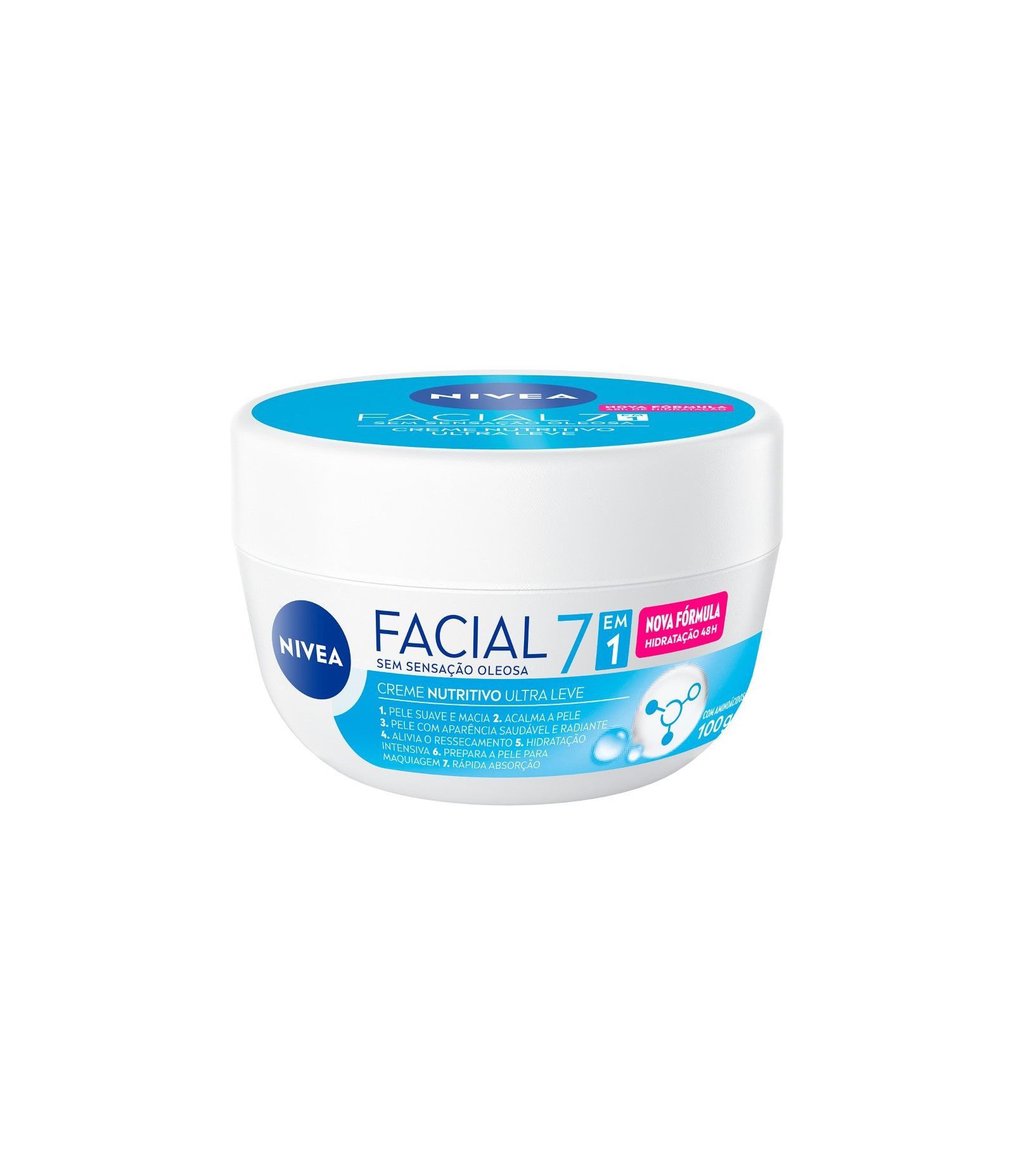 Creme Facial Nutritivo 7 em 1 Ultraleve Nivea  100g 1