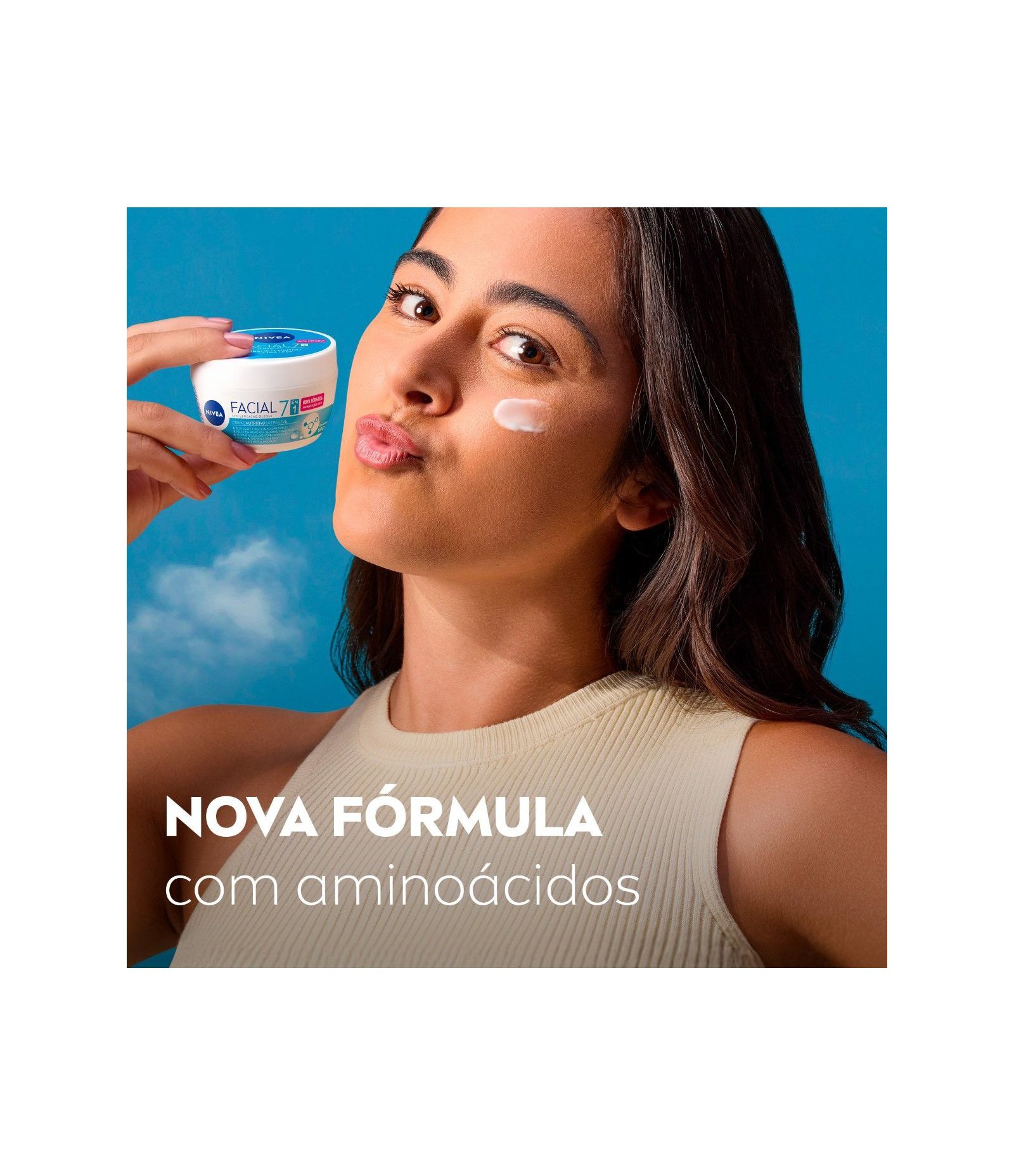 Creme Facial Nutritivo 7 em 1 Ultraleve Nivea  100g 6
