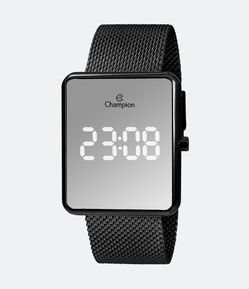 Relógio Champion Digital com Pulseira e Caixa em Metal CH40080K