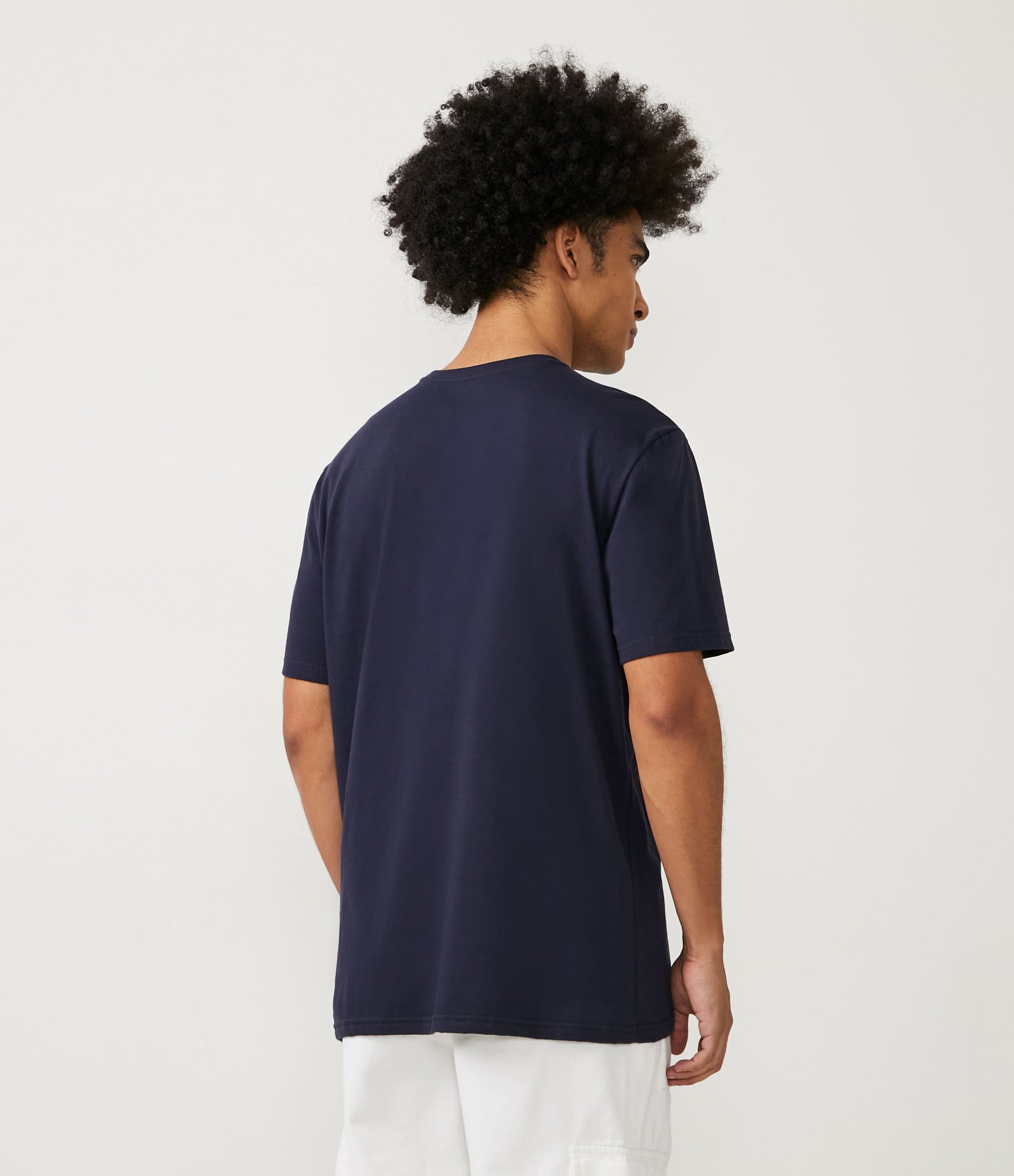 Camiseta em Meia Malha com Estampa Bowl Eastside Azul 3